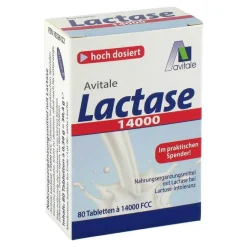 Discount Avitale Lactase 14000 FCC Tabletten im Spender, 80 St