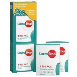 Lactostop 3.300 FCC Tabletten Klickspender Doppelpackung, 2X100 St