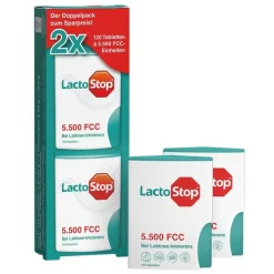 Sale Lactostop 5.500 FCC Tabletten Klickspender Dop.Pa., 2X120 St