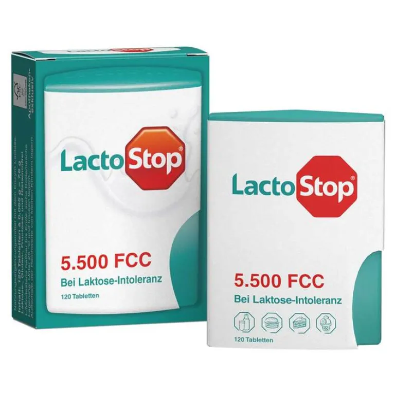Online Lactostop 5.500 FCC Tabletten Klickspender, 120 St