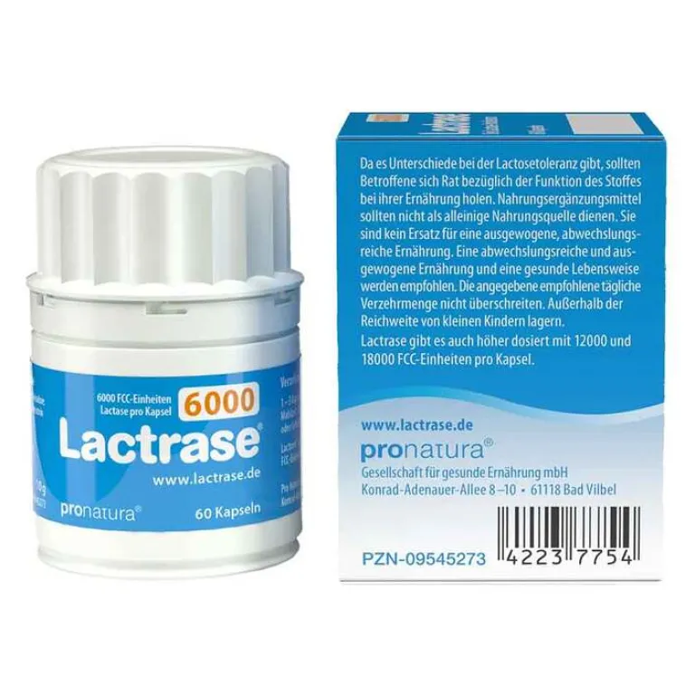 6.000 FCC Kapseln, 60 St Laktase