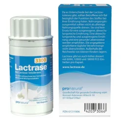 Lactrase 3.300 FCC Kapseln, 100 St