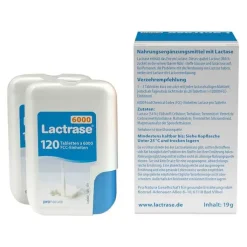 Lactrase 6.000 FCC Tabletten im Klickspender Doppelpack, 2X120 St