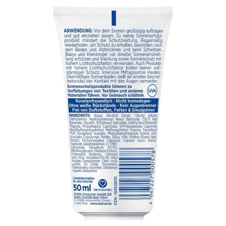 Best Ladival allergische Haut Gel Gesicht LSF 50 + , 50 ml