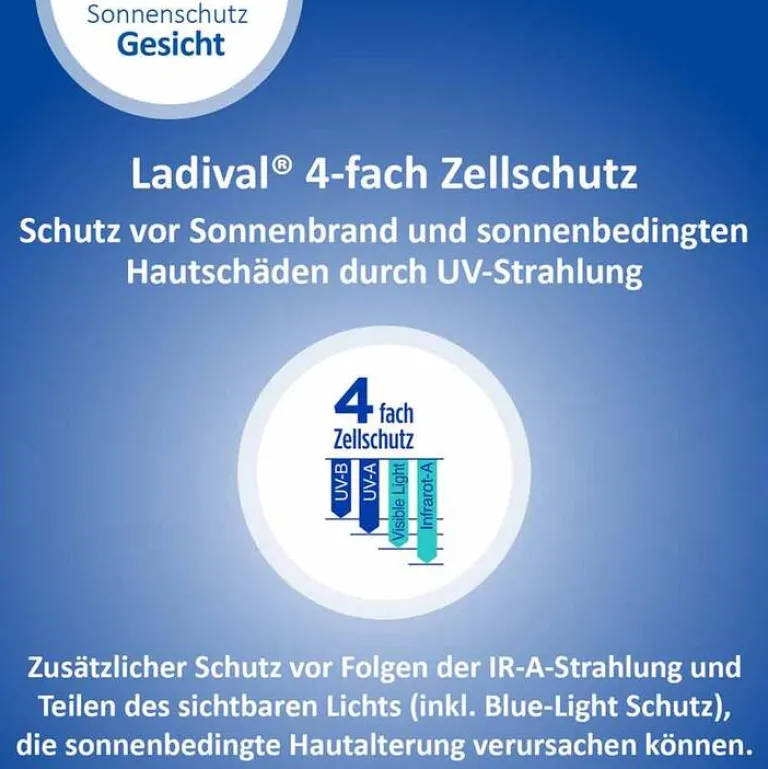 Best Ladival allergische Haut Gel Gesicht LSF 50 + , 50 ml