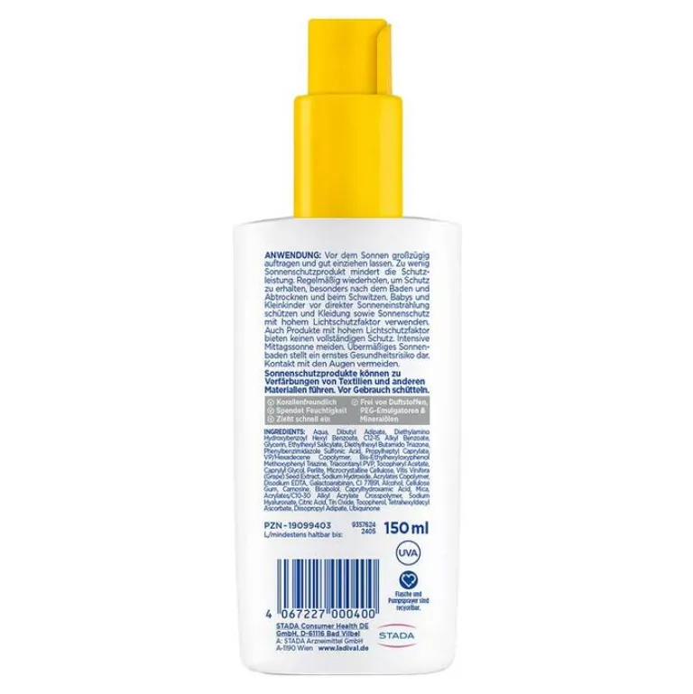 Best Ladival trockene Haut Sonnenschutz-Spray LSF 50 + , 150 ml