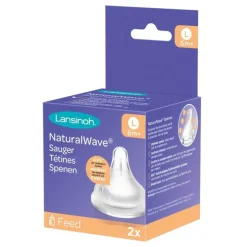 New Lansinoh Naturalwave Sauger L, 2 St