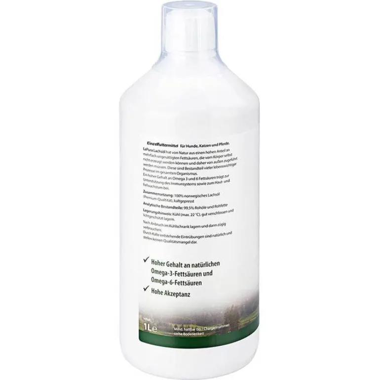 Best Lachsöl für Hunde / Katzen / Pferde, 1 l Pferde|Futter & Snacks