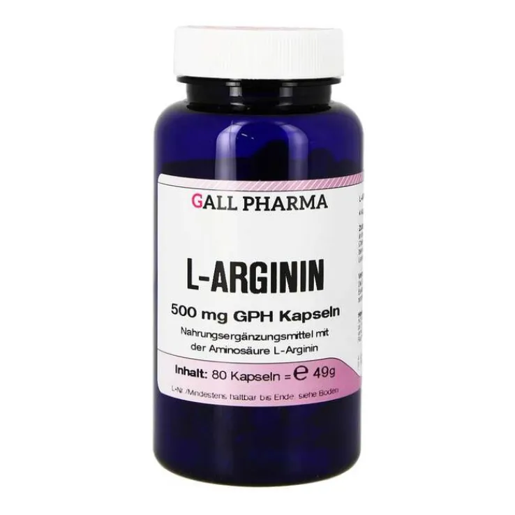 L-Arginin 500 mg GPH Kapseln, 80 St