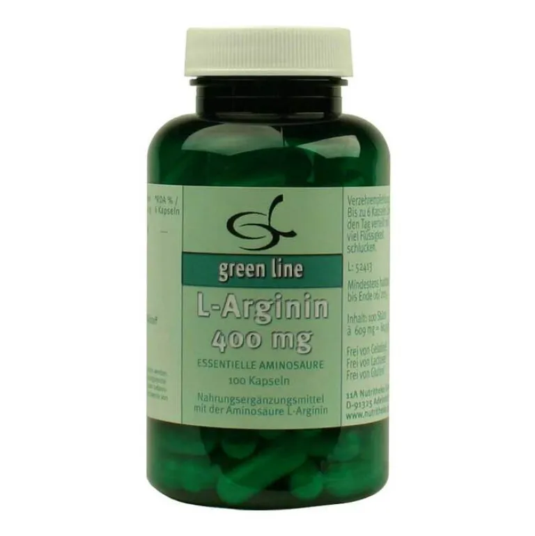 Discount Green line Nutritheke L-Arginin 400 mg Kapseln, 100 St
