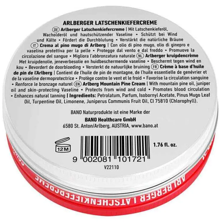 Bano Latschenkiefer Creme Arlberg, 50 ml