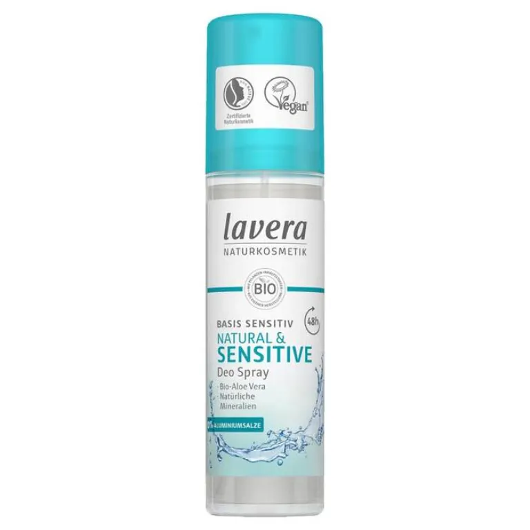 Clearance Lavera Deodorant Spray basis sens.natural & sens., 75 ml