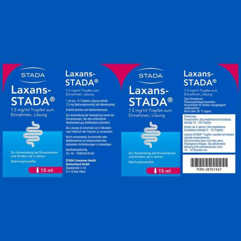 Sale Laxans- 7,5 mg Tropfen zum Einnehmen, 15 ml Abführmittel