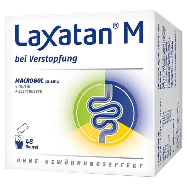 M Granulat zur Herstellung einer Suspension zum Einnehmen , 48 St Abführmittel