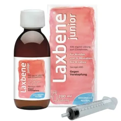Online Laxabene Laxbene® junior 500 mg Lösung für Kinder von 6 Monaten - 8 Jahre, 200 ml