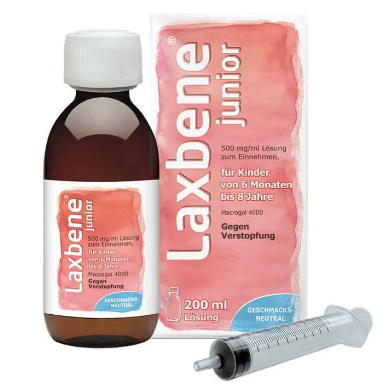Online Laxabene Laxbene® junior 500 mg Lösung für Kinder von 6 Monaten - 8 Jahre, 200 ml