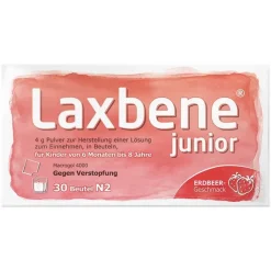 Laxbene junior 30x4 g Pulver für Kinder von 6 Monaten - 8 Jahre, 30X4 g