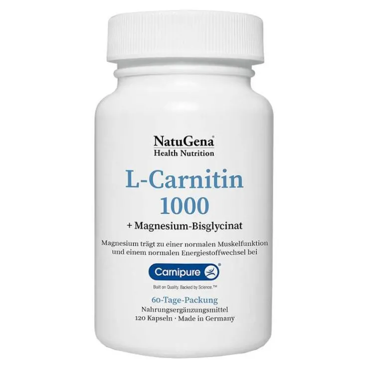 L-Carnitin 1000 Carnipure + Magnesium vegan Kapseln, 120 St