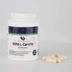 L-Carnitin 500 mg mit Vitamin C Kapseln, 100 St L-Carnitin|Aminosäuren