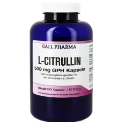 Hecht Pharma L-Citrullin 500 mg GPH Kapseln, 180 St
