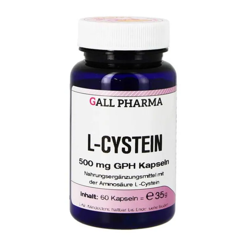 Hot Hecht Pharma L-Cystein 500 mg Kapseln, 60 St