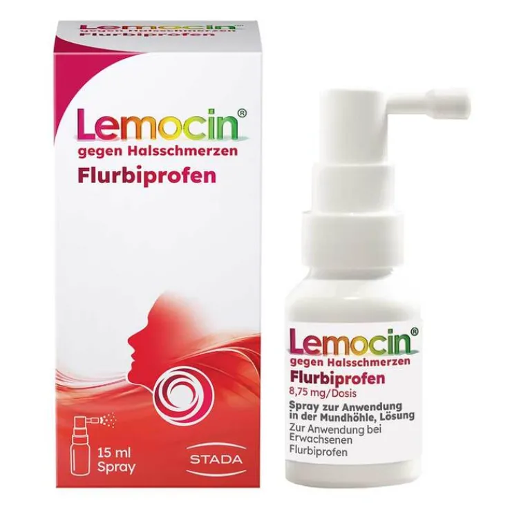 Lemocin Flurbiprofen 8,75mg / Dosis Spray zur Anwendung in der Mundhöhle, 15 ml