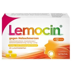 New Lemocin ® gegen Halsschmerzen Honig- und Zitronengeschmack, 24 St
