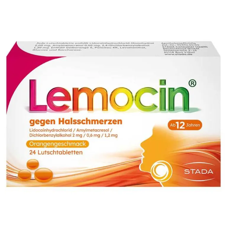 Clearance ® gegen Halsschmerzen Orangengeschmack, 24 St Halsschmerztabletten