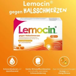 Clearance ® gegen Halsschmerzen Orangengeschmack, 24 St Halsschmerztabletten