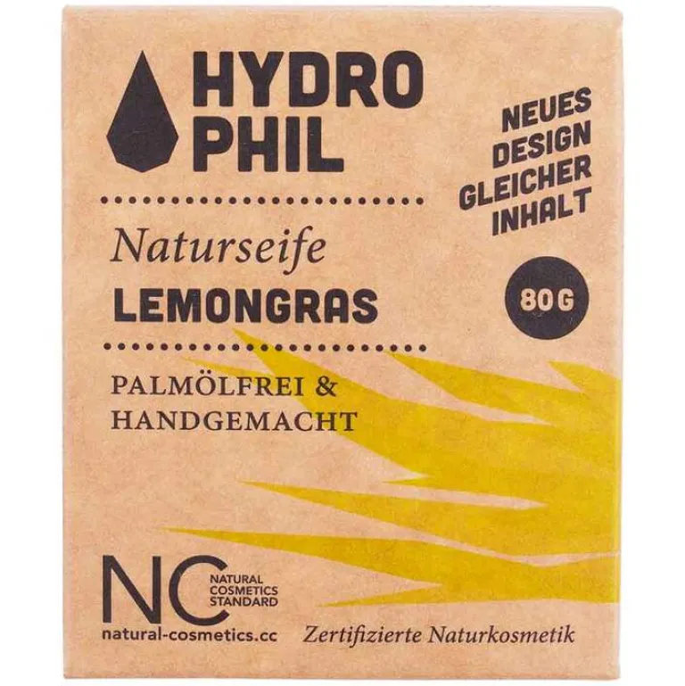 New Hydrophil Lemongras Naturseife , 80 g