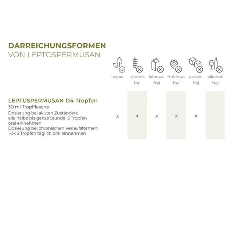 Discount Leptospermusan D 4 Tropfen zum Einnehmen, 30 ml L