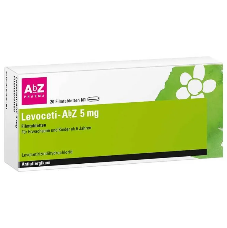 Hot Levoceti- 5 mg Filmtabletten, 20 St Levocetirizin|Allergie Tabletten