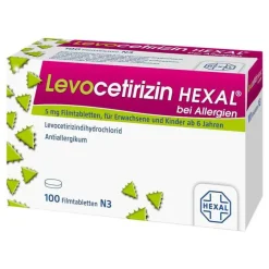 Clearance Levocetirizin bei Allergien 5 mg Filmtabletten , 100 St Levocetirizin|Cetirizin