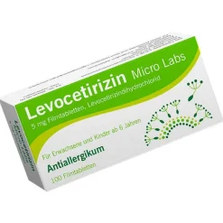 Levocetirizin Micro Labs 5 mg Filmtabletten, 100 St
