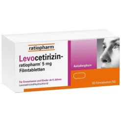 Hot Ratiopharm Levocetirizin- 5 mg Filmtabletten, 50 St