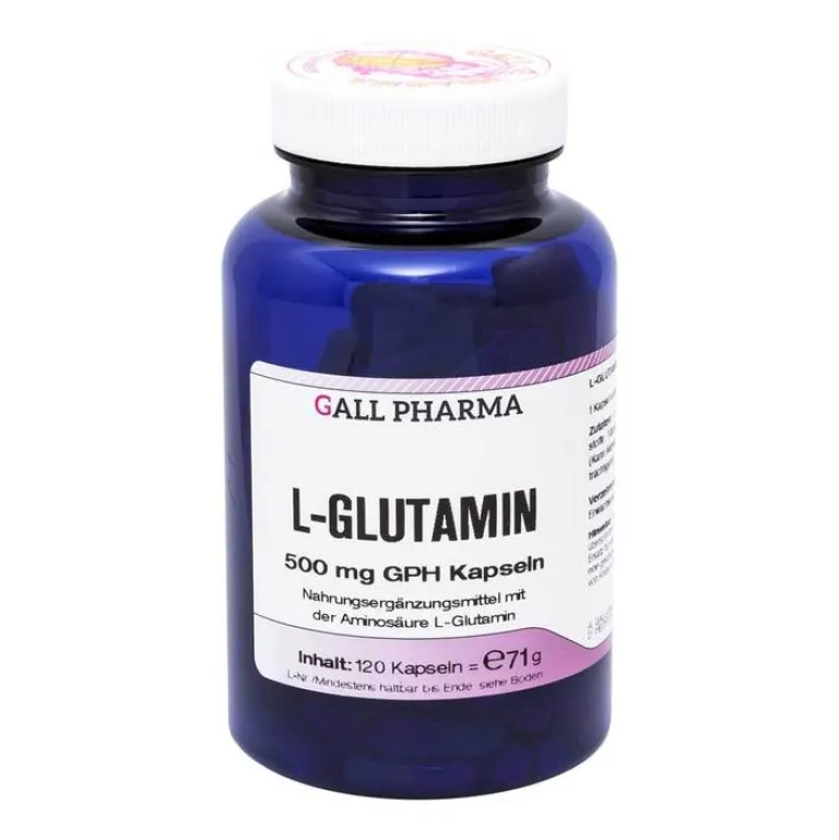 New L-Glutamin 500 mg GPH Kapseln, 120 St Muskulatur|Aminosäuren