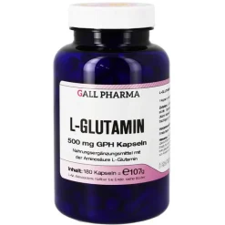 Best L-Glutamin 500 mg GPH Kapseln, 180 St Aminosäuren|Muskulatur