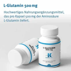 L-Glutamin 500 mg Kapseln, 60 St Aminosäuren
