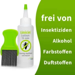Linicin® Lotion 15 min mit Läusekamm, 100 ml