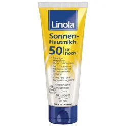 Sale Linola Sonnen-Hautmilch LSF 50, 100 ml