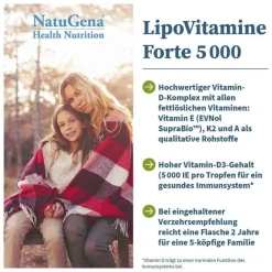 New NatuGena Lipo Vitamine Forte 5000 Öl, 20 ml