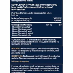 Online Life Extension Europe Liposomal Vitamin C 1000 mg Natriumascorbat Fle, 120 ml