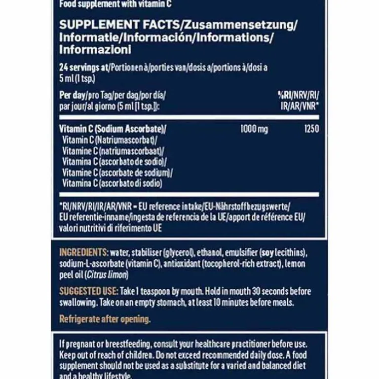 Online Life Extension Europe Liposomal Vitamin C 1000 mg Natriumascorbat Fle, 120 ml