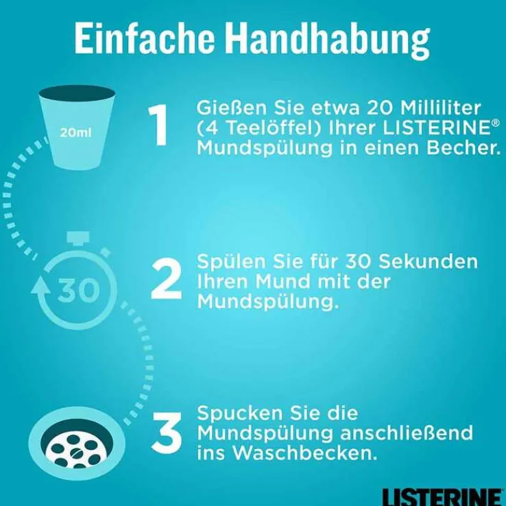 Listerine Cool Mint Lösung, 600 ml