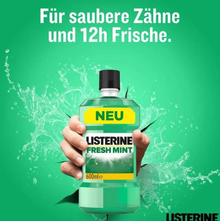 Clearance Fresh Mint Mundspülung, 600 ml Mundspülung