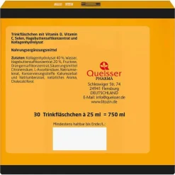 Litozin Hagebutte + Kollagen Trinkfläschchen, 30X25 ml