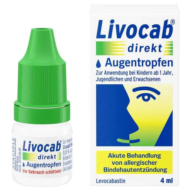 Livocab direkt Augentropfen bei Allergie, 4 ml