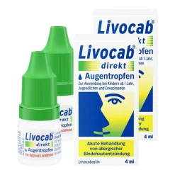 Sale Livocab direkt Augentropfen bei Allergie, 2x4 ml