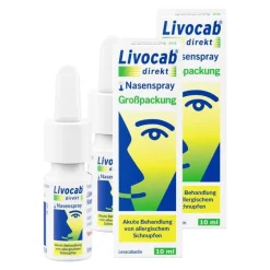 Clearance Livocab direkt Nasenspray bei Allergie, 2x10 ml
