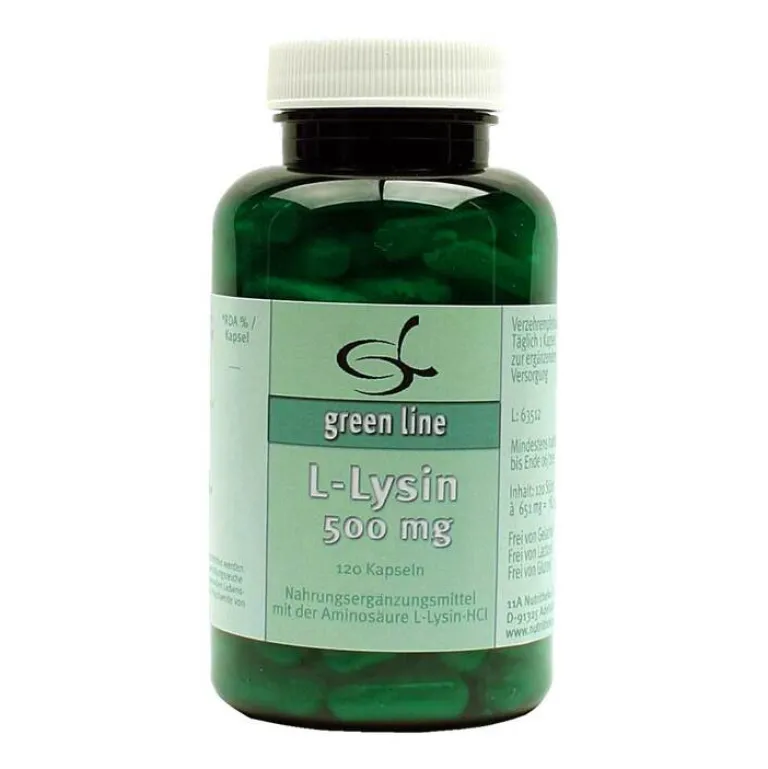 New L-Lysin 500 mg Kapseln, 120 St Aminosäuren
